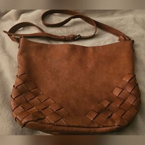 Genuine Brown Leather Shoulder Bag